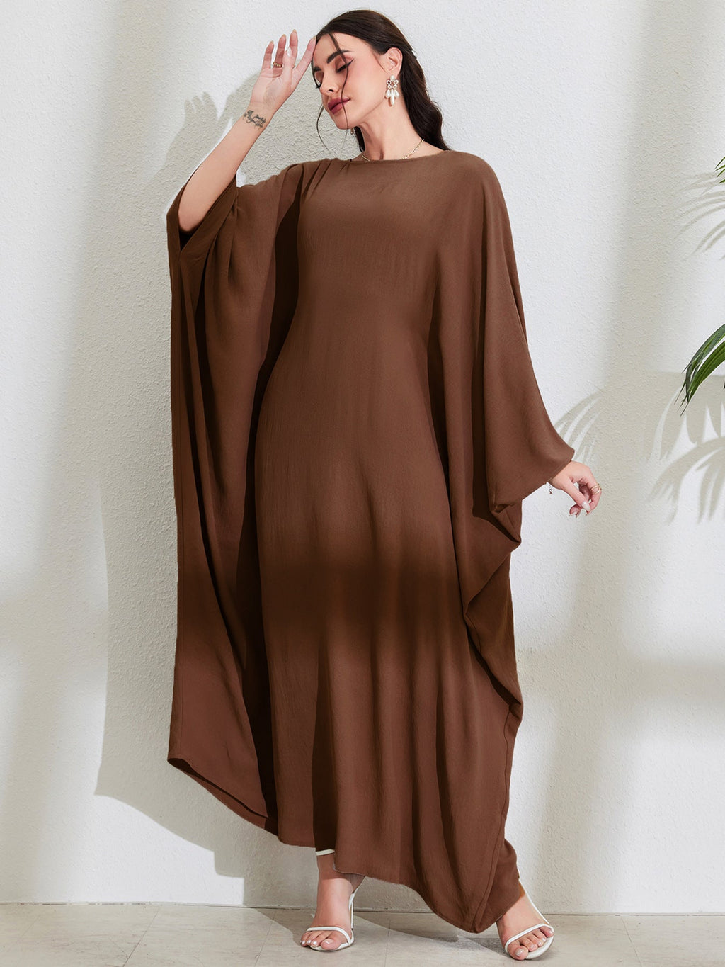 Modest Hidden Adjustable Belt Oversized Abaya