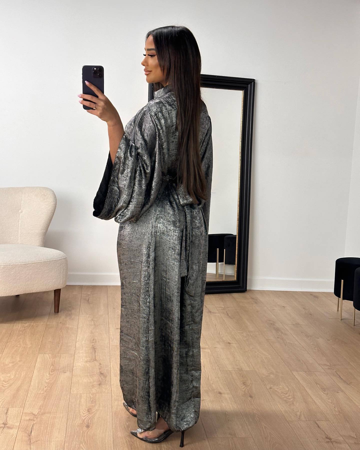 Solid Color Maxi Elegant  Dress