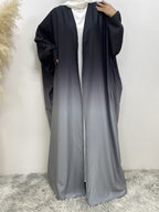 Gradient Batwing Sleeves Abayas