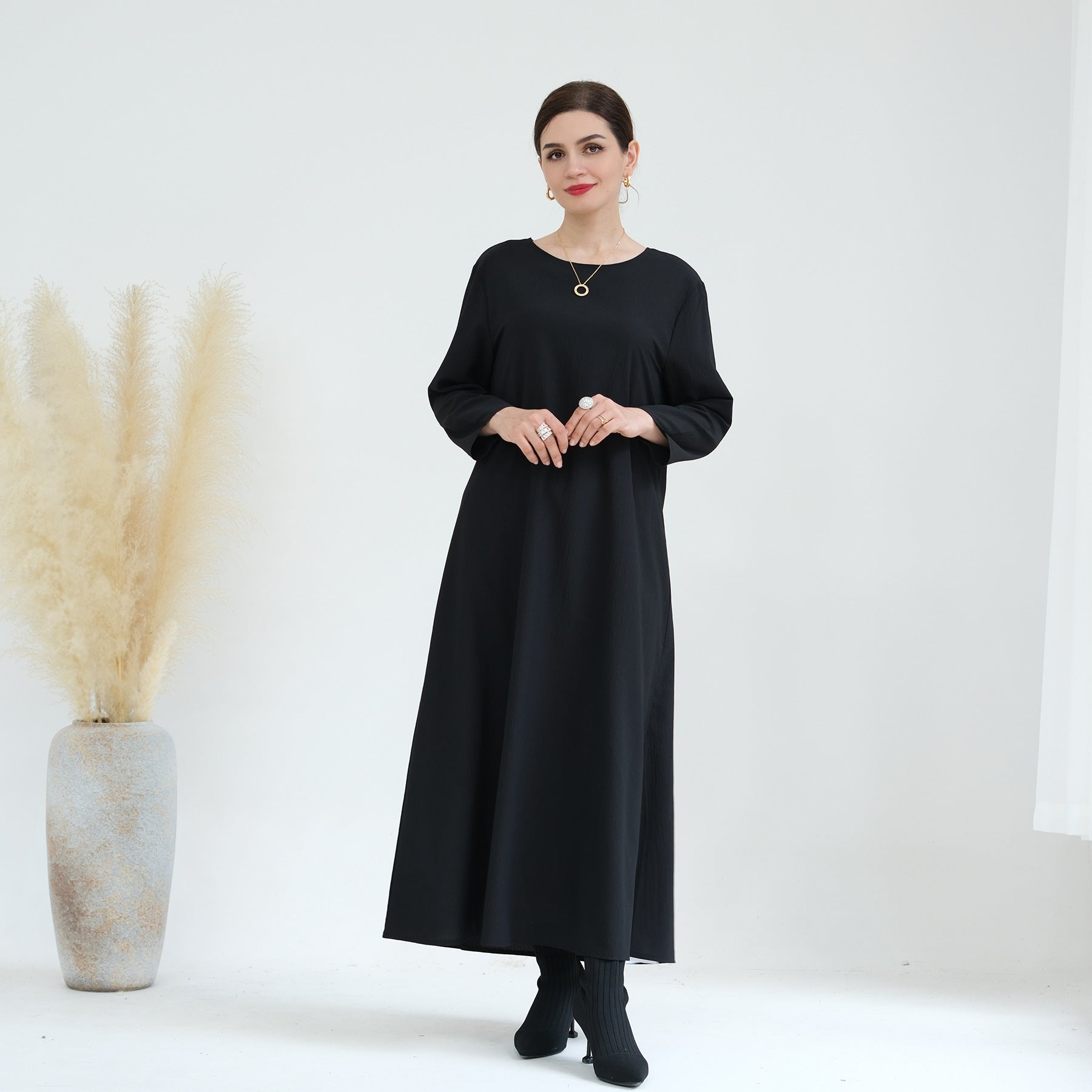 Dot Starlight Apron Headscarf 4 Piece Set