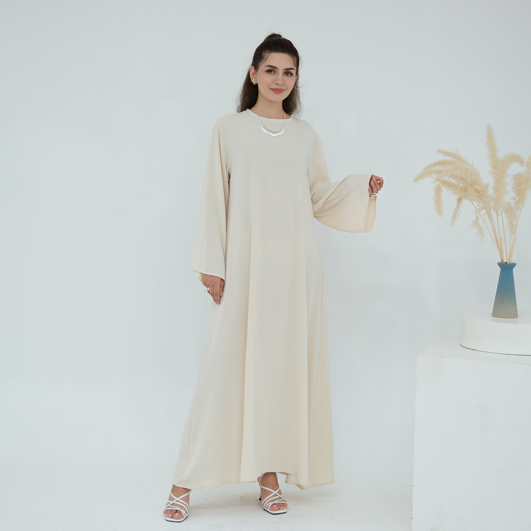 Solid Color Various Styles Abaya Dresses