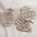 Wooden Hanging Ornament Festival Decor