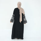 Women Embroidery Kimono Ramadan Abaya