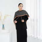 Autumn and Winter Thickened Knitted Abaya Set