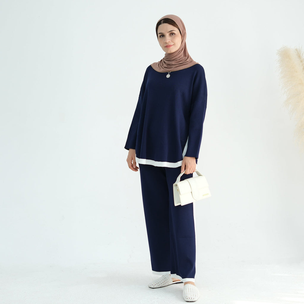 2 Pcs Thickened Knitted Set