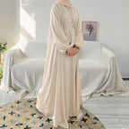 Solid Color Bowknot Sress 3 Piece Set