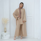 3 Pcs Solid Color Pants Suit