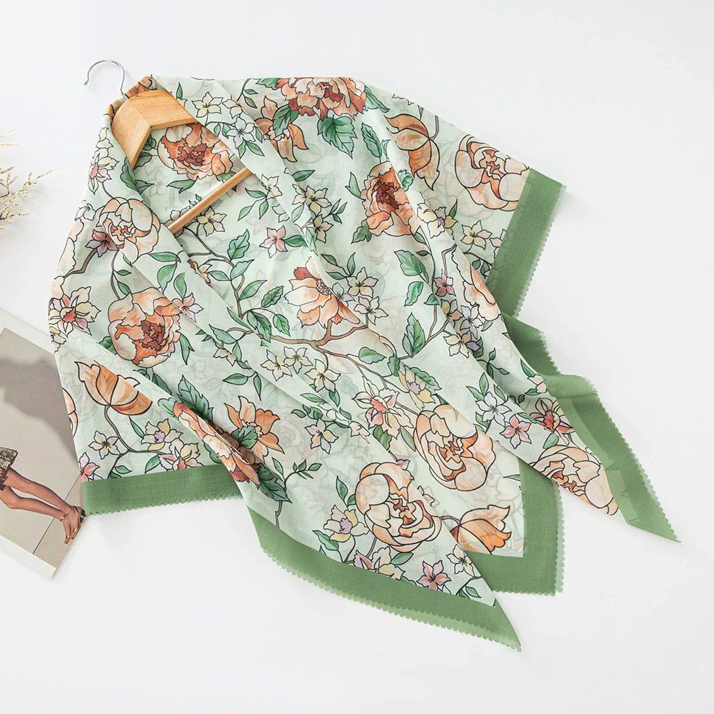 100 Color Wave Printed Hijab 1-25