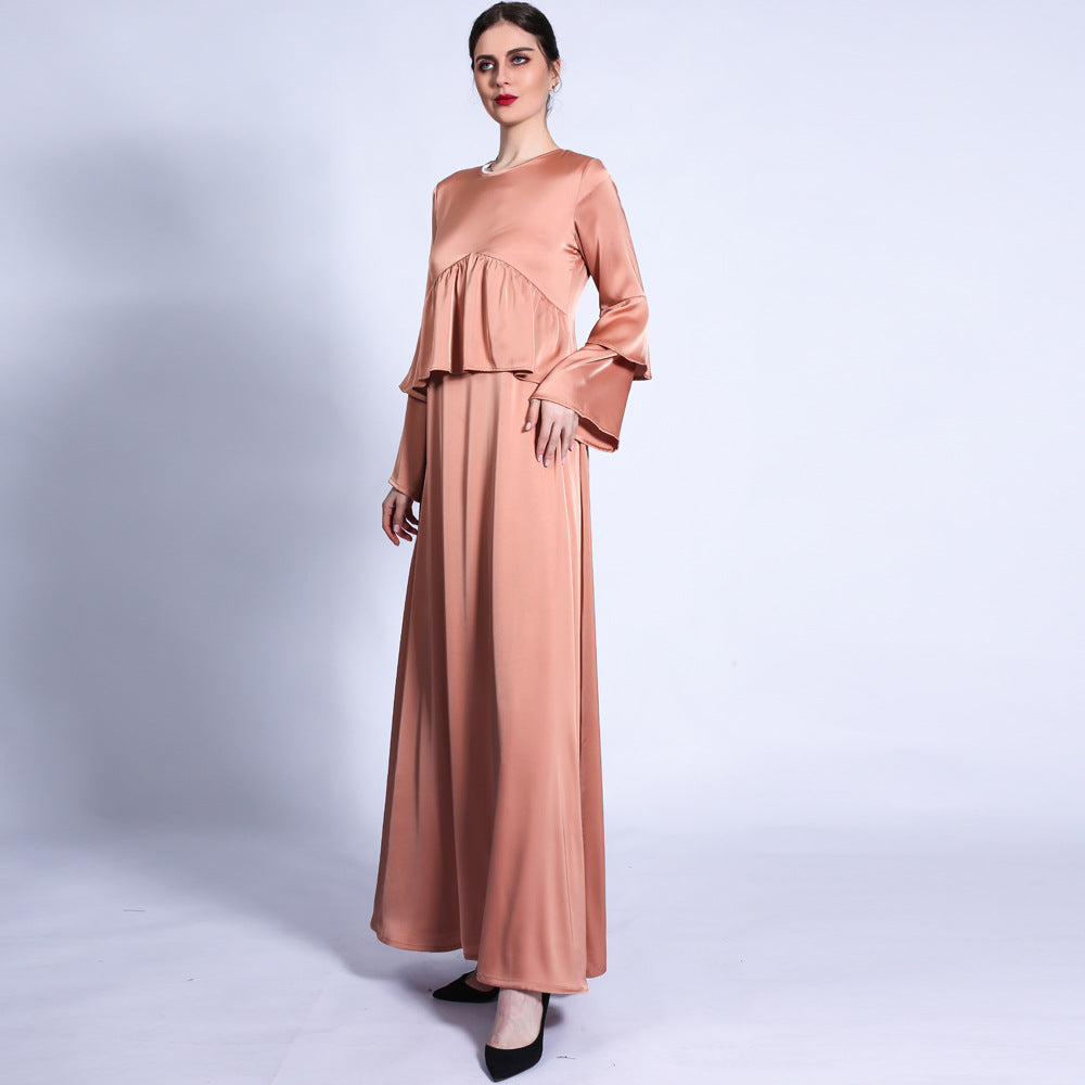 Double Layered Flared Sleeve Dress