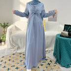 Solid Color Bowknot Sress 3 Piece Set