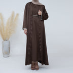 Bead Abayas with Crystal Chain