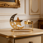 Ramadan Crescent Moon Star Tealight Holder