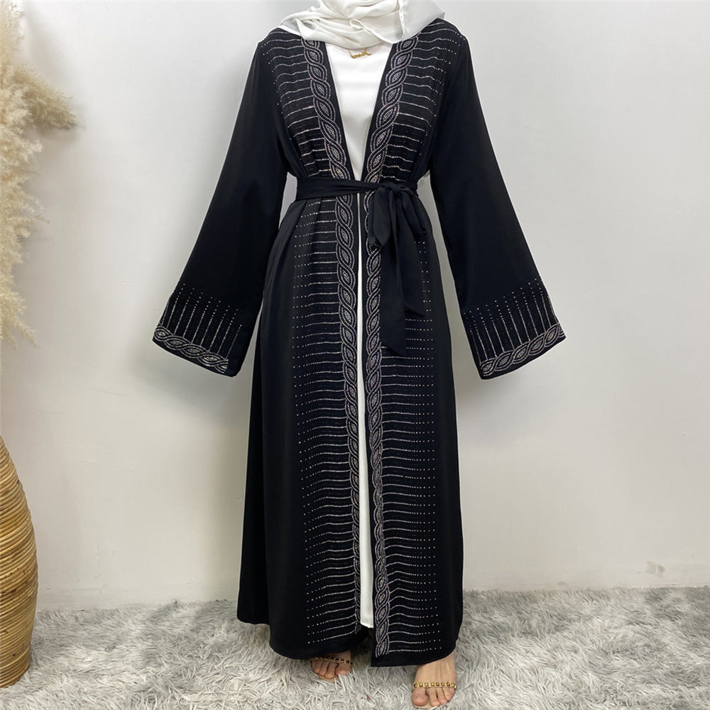 Twists Hot Drilling Abaya