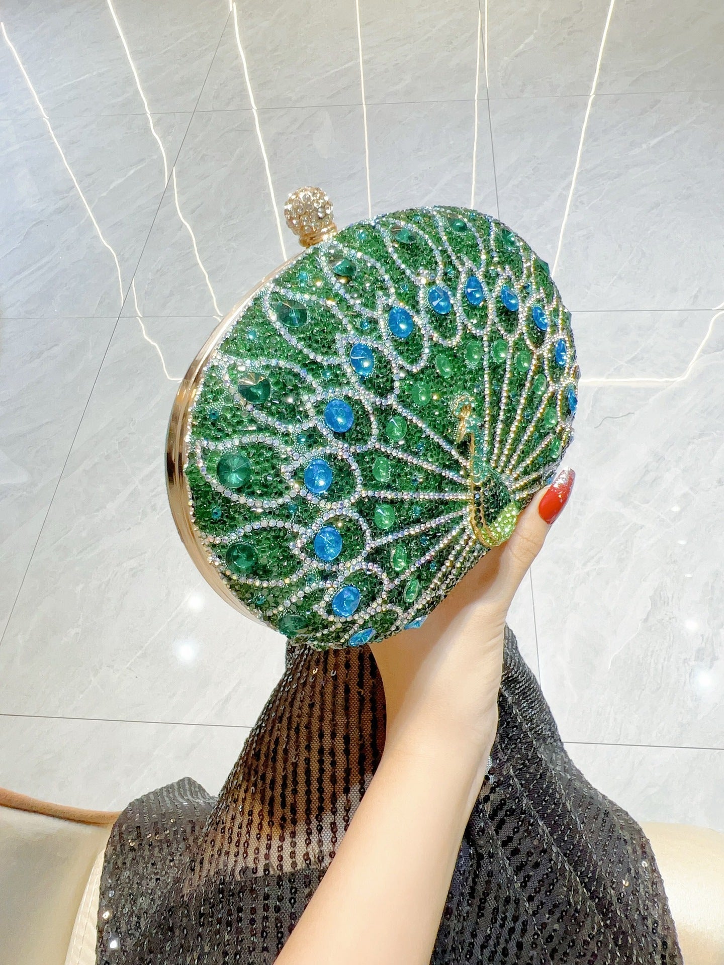 Rhinestone Glitter Sparkly Handbag