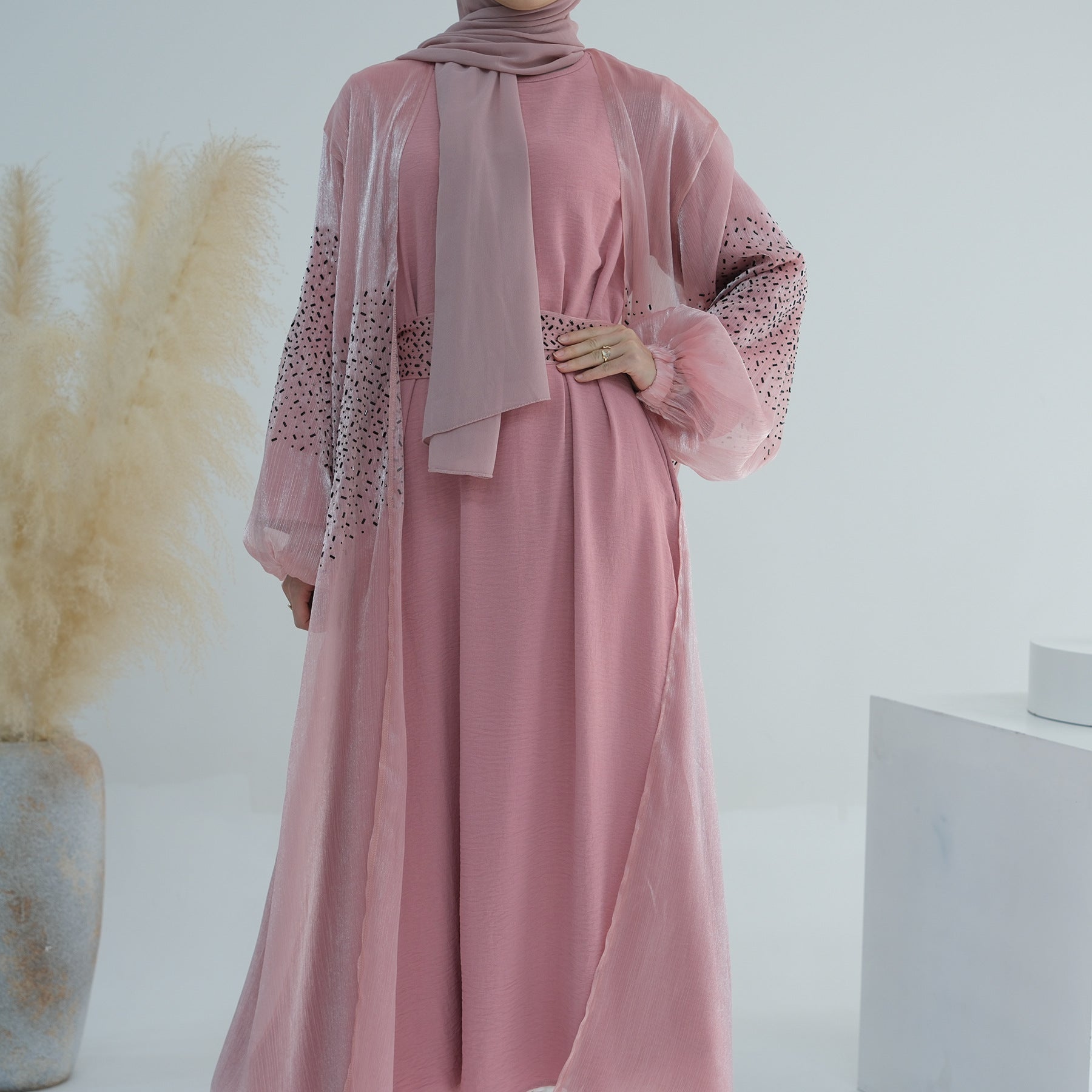 Cardigan Abaya With Hijab