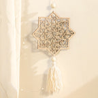 Ramadan Moon Star Wooden Hanging Decor