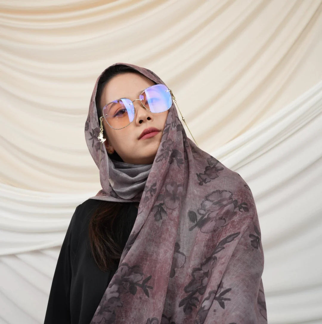 Tie-dye Ethnic Print Hijab