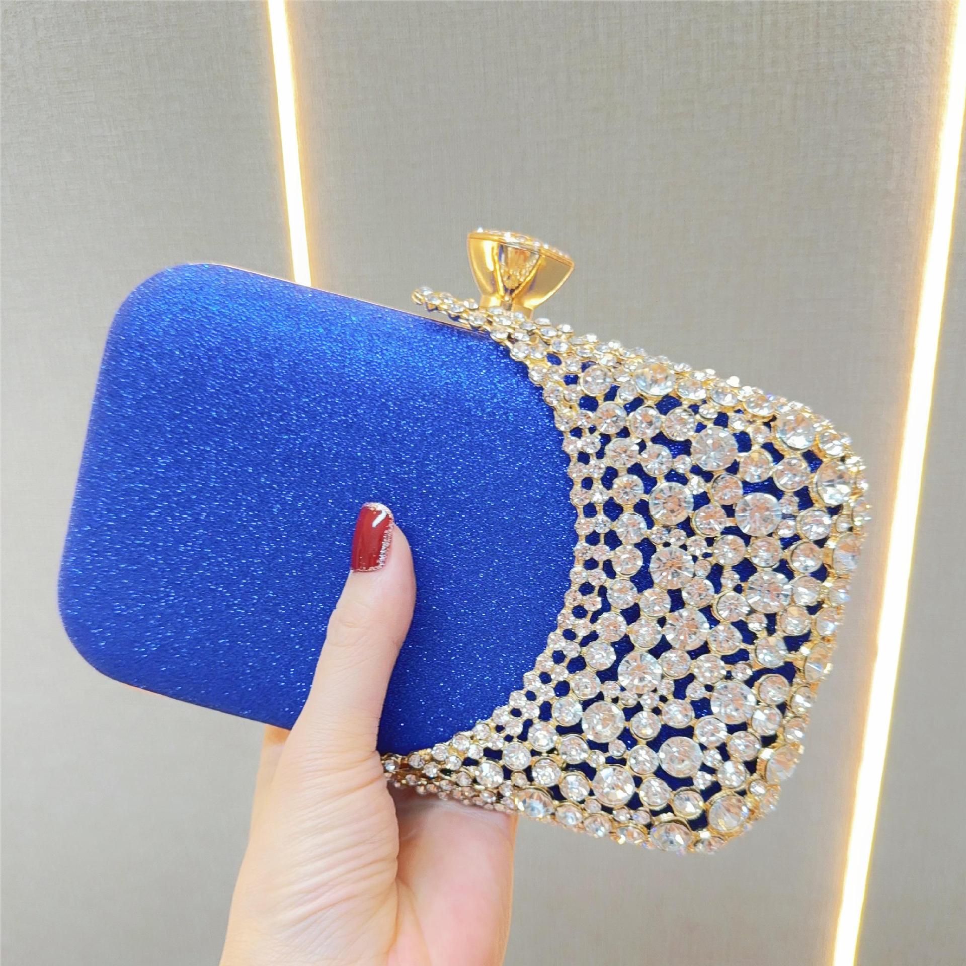 Sparkly Crystal Clutch Handbag