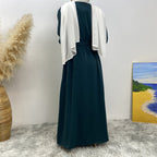 Double Sided Wearable Pocket Open Abaya