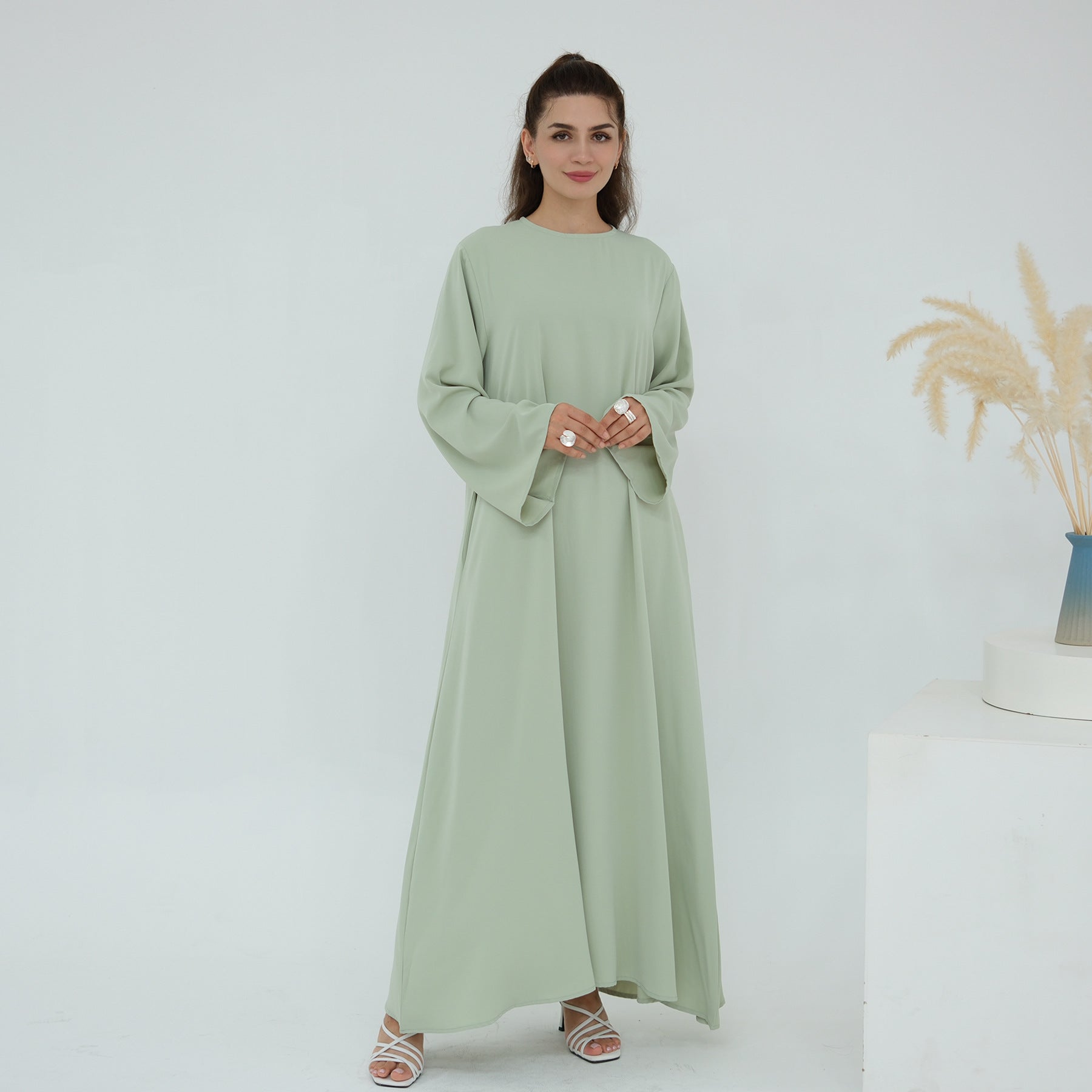 Solid Color Various Styles Abaya Dresses