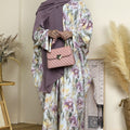 Summer Floral Set Abaya