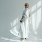 Women Embroidery Kimono Ramadan Abaya
