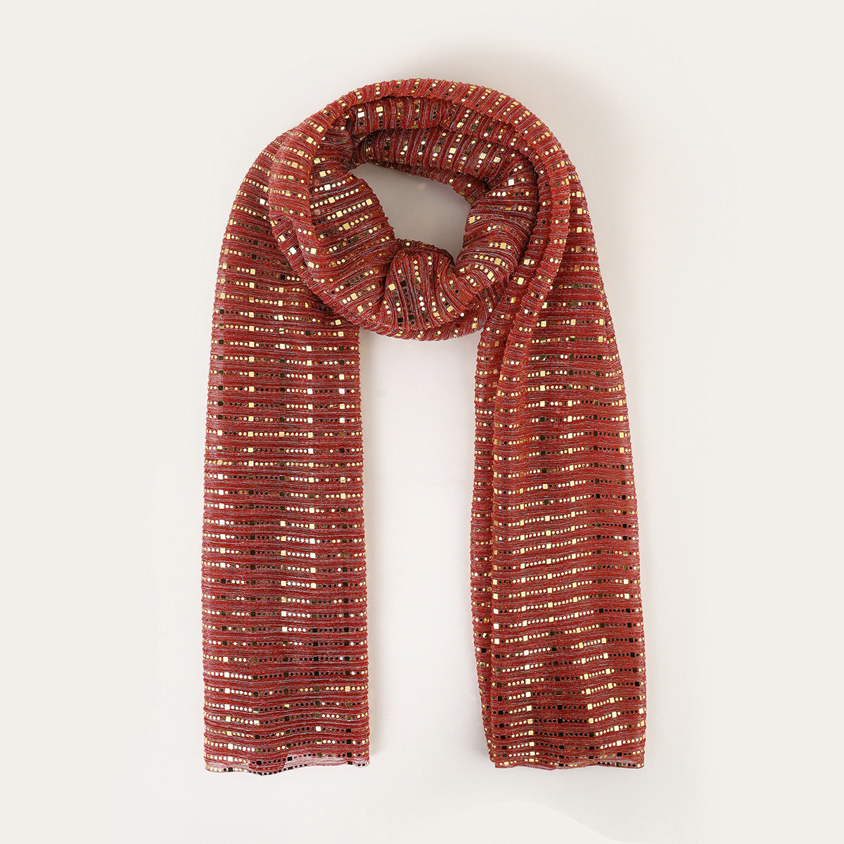 Plain Crinkle Long Hijab Scarf