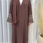Exquisite Geometric Shapes Abaya