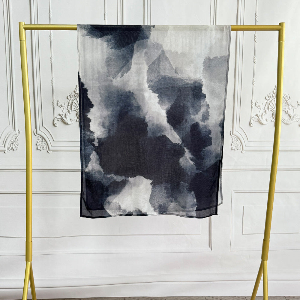 Watercolor Printed Hijab