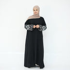 Women Embroidery Kimono Ramadan Abaya