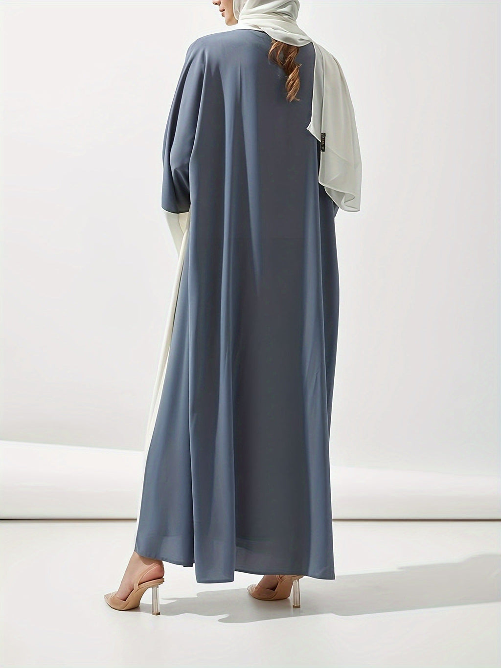 PolyJolly Chiffon Abayas With Hijab