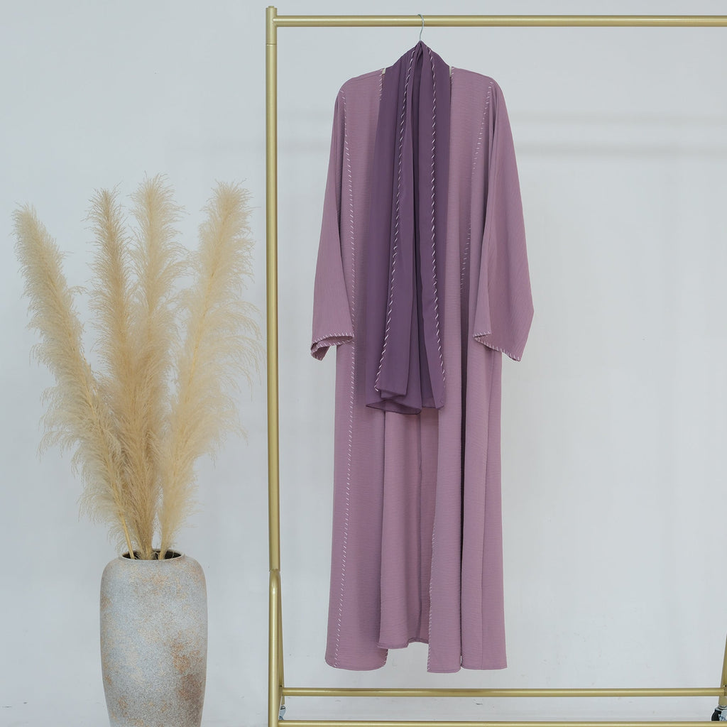 Elegant Cardigan with Hijab