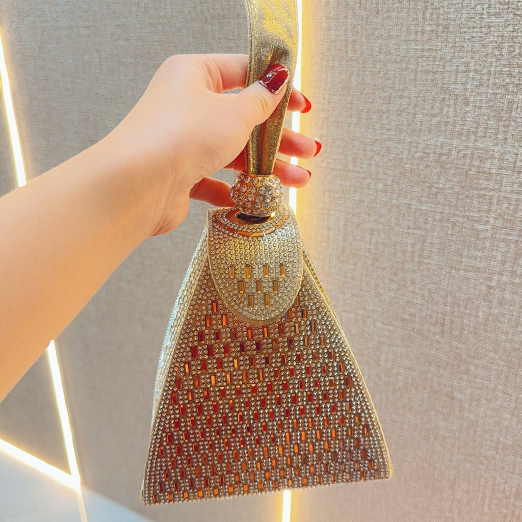 Crystal Pyramid Handbag