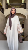 Bohemian Bubble Sleeves Abaya