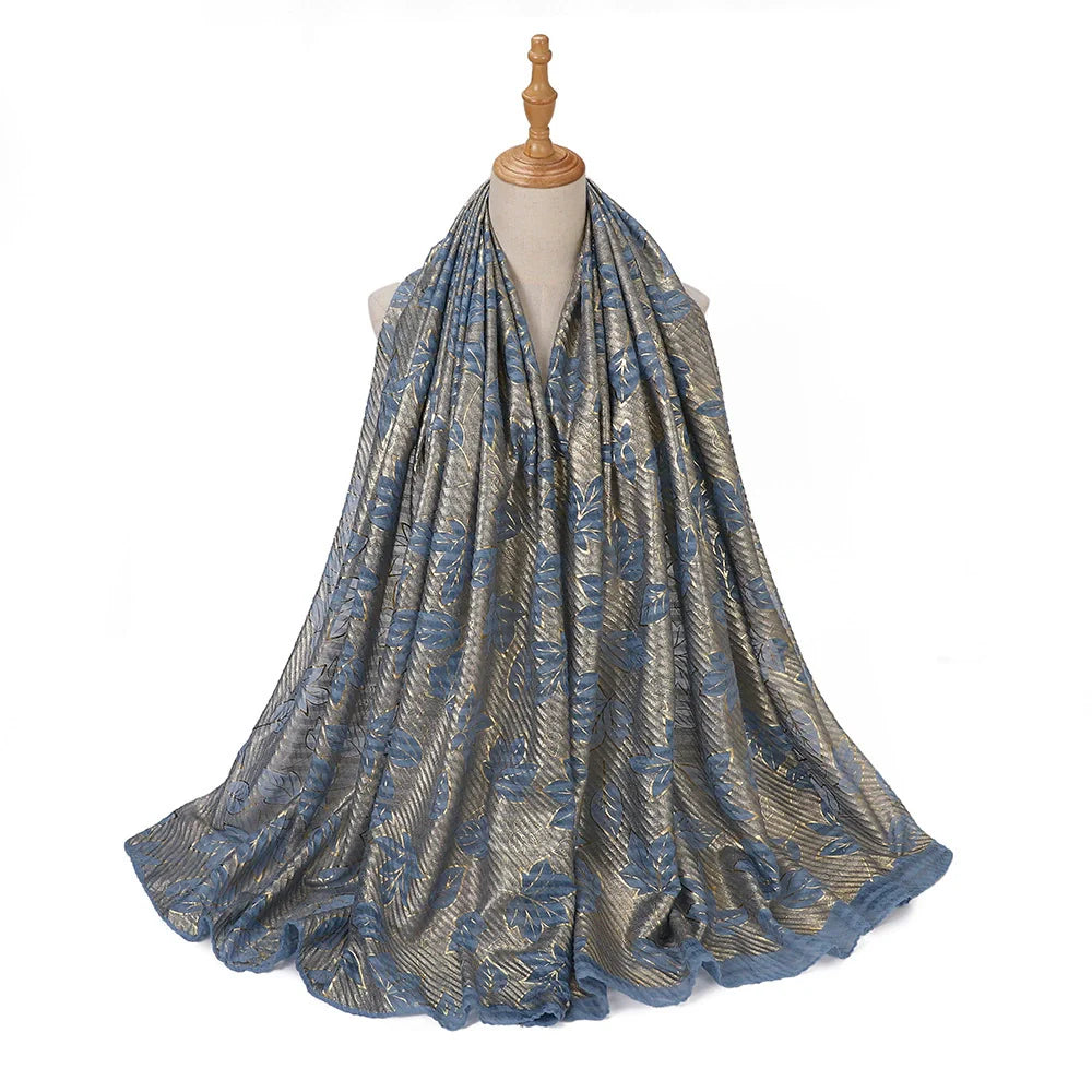 Maple Leaf Printed Hijab