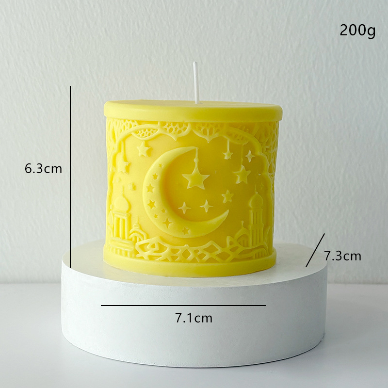 Ramadan Crescent Moon Scented Candle