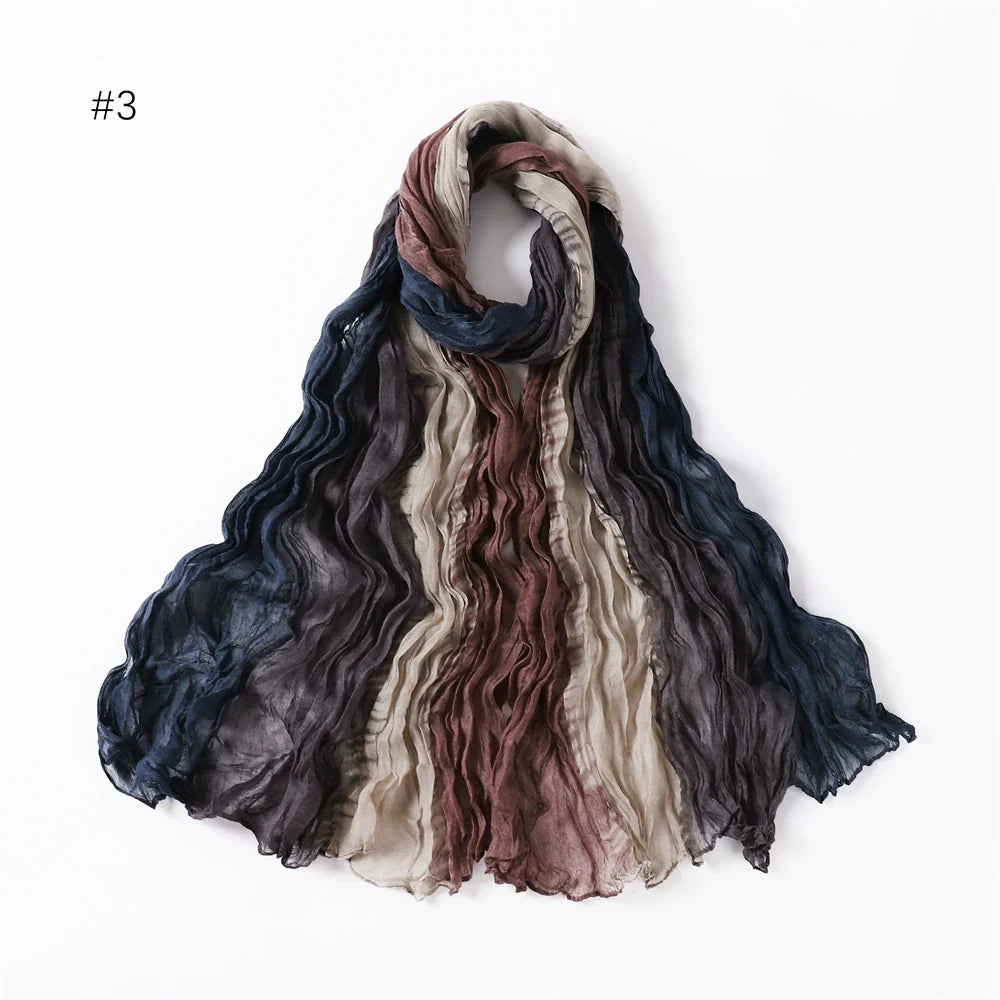 Rainbow Colored Twisted Hijab