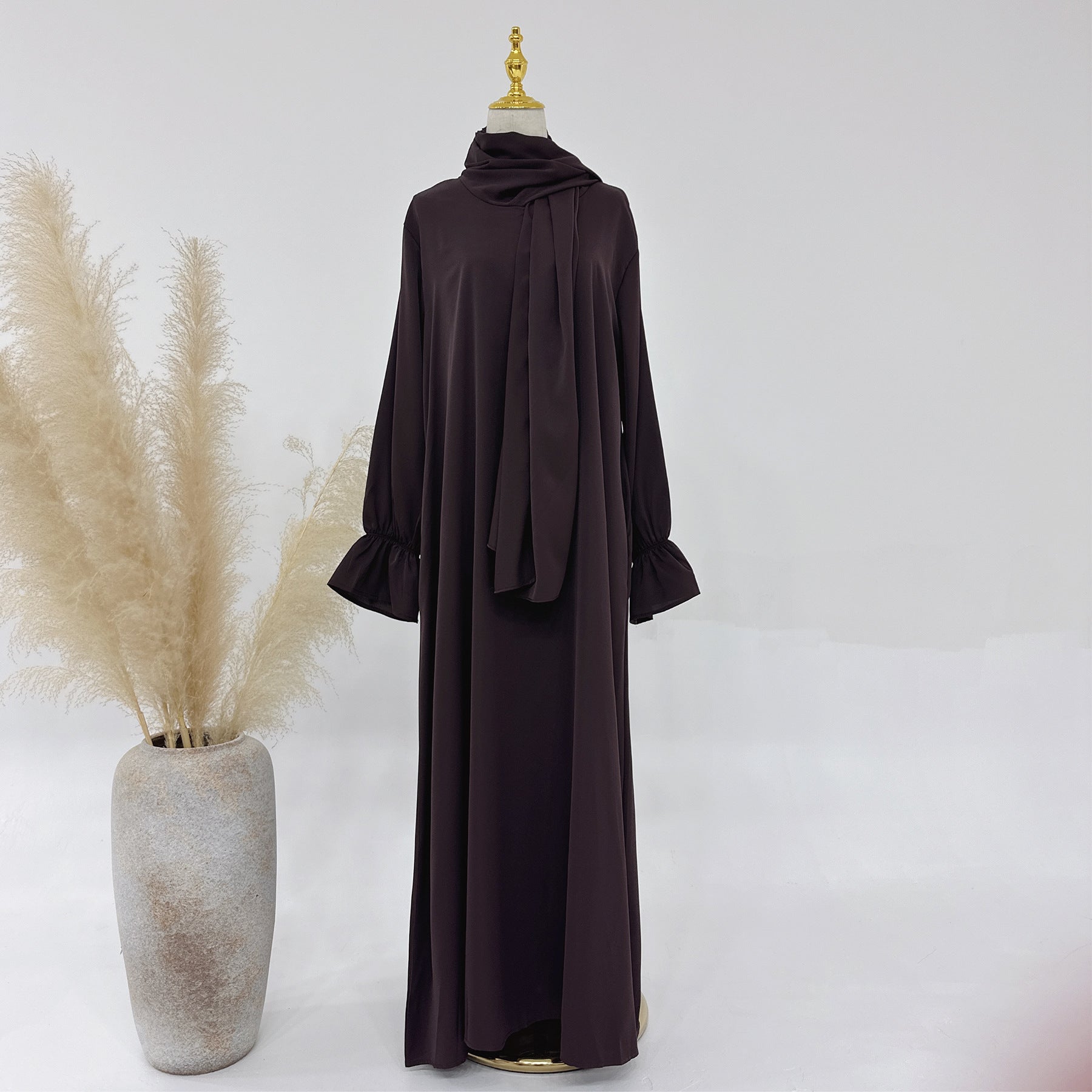 Flare Long Under Abaya Dress