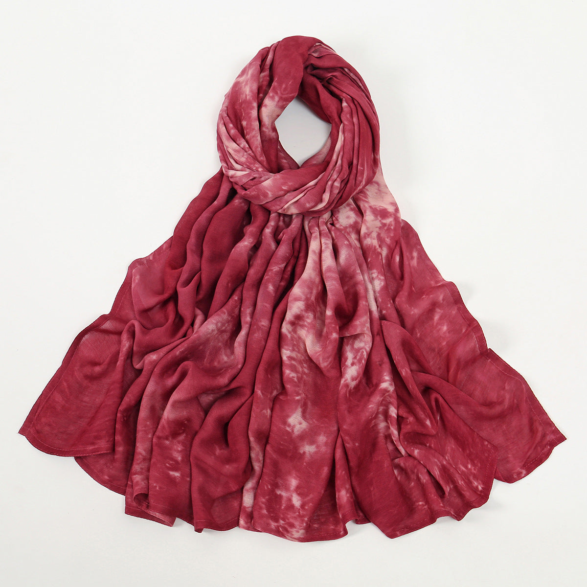 Trendy Tie-Dye Rayon Hijab