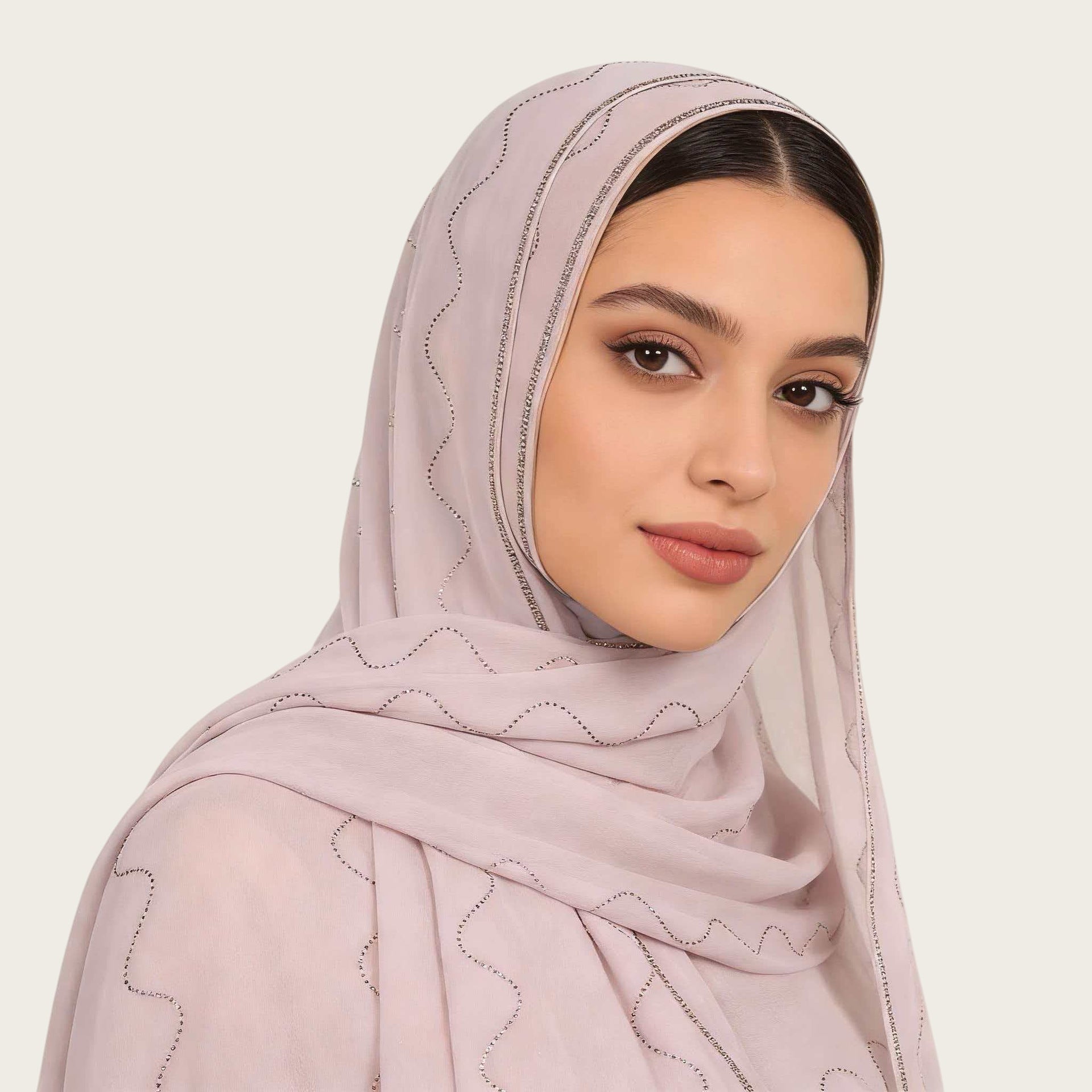 Lightweight Golden Chiffon Hijab