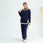 2 Pcs Thickened Knitted Set