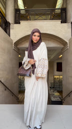 Bohemian Bubble Sleeves Abaya