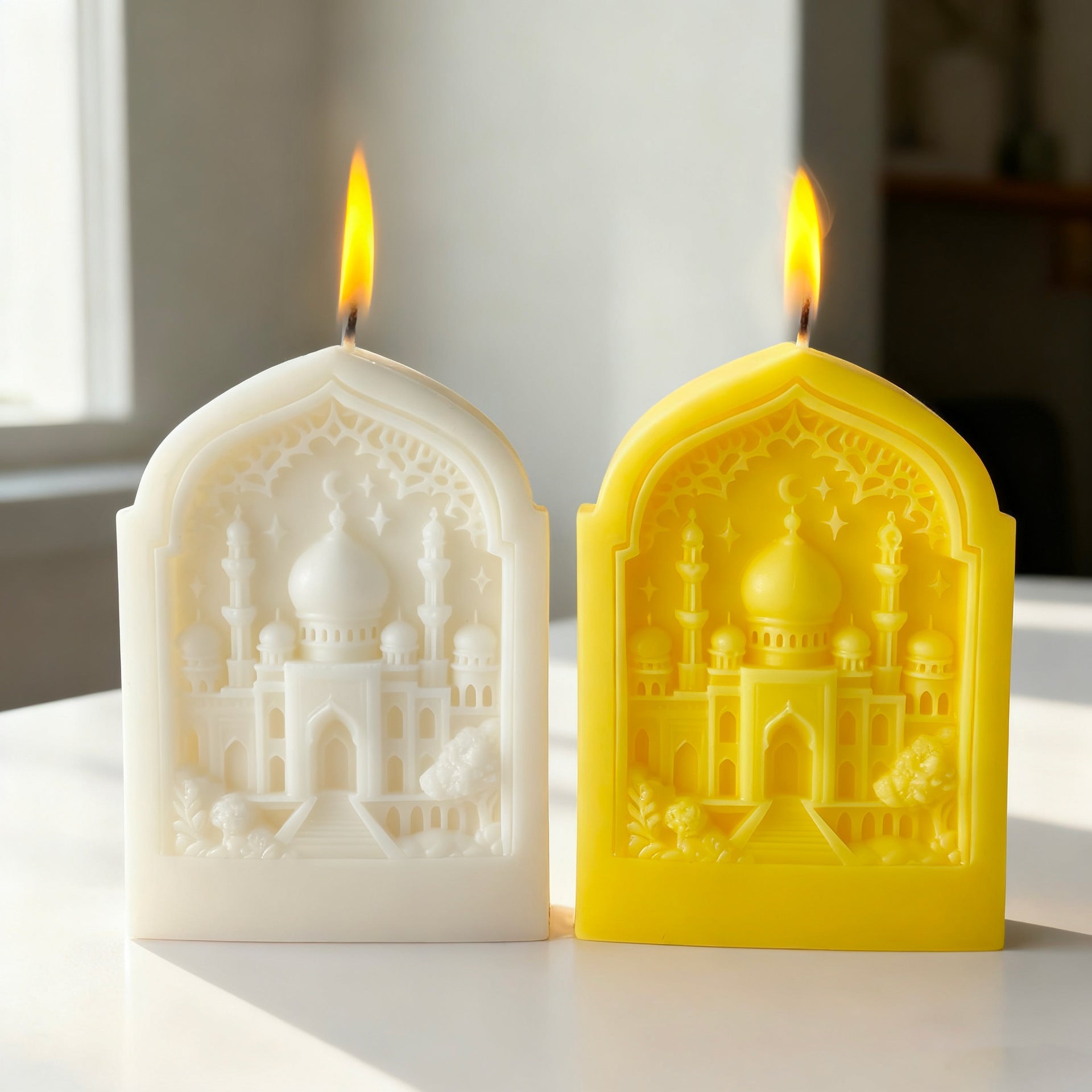 Ramadan Crescent Moon Scented Candle