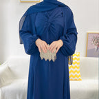 Solid Color Bowknot Sress 3 Piece Set