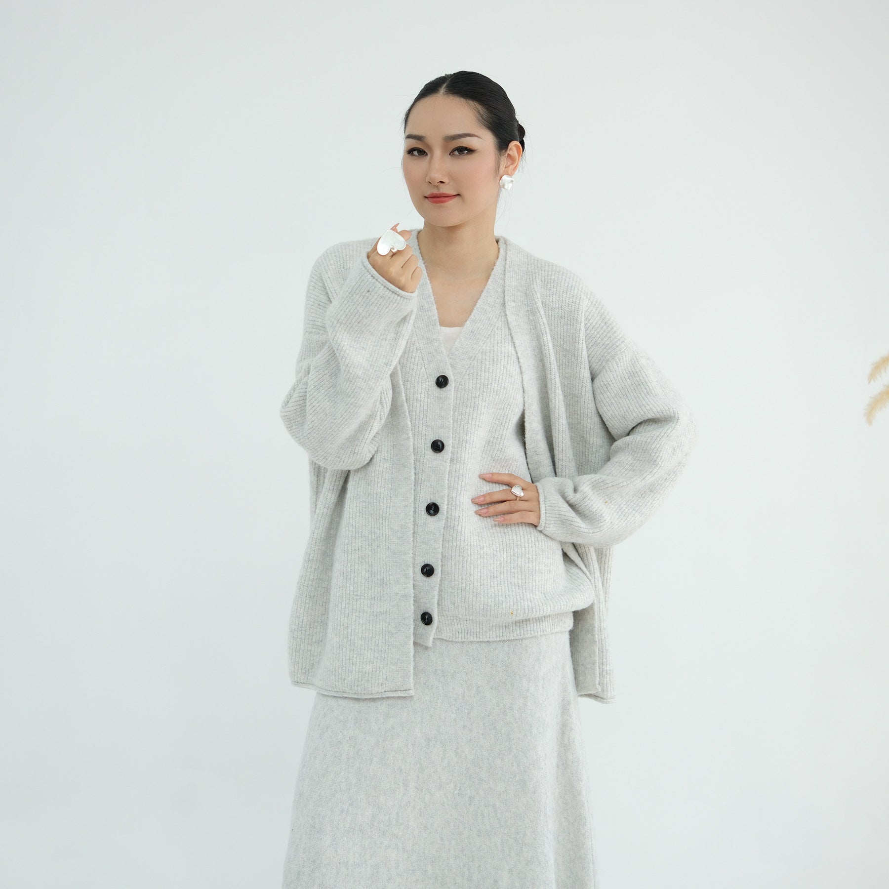 3 Pcs Thick Knit Set