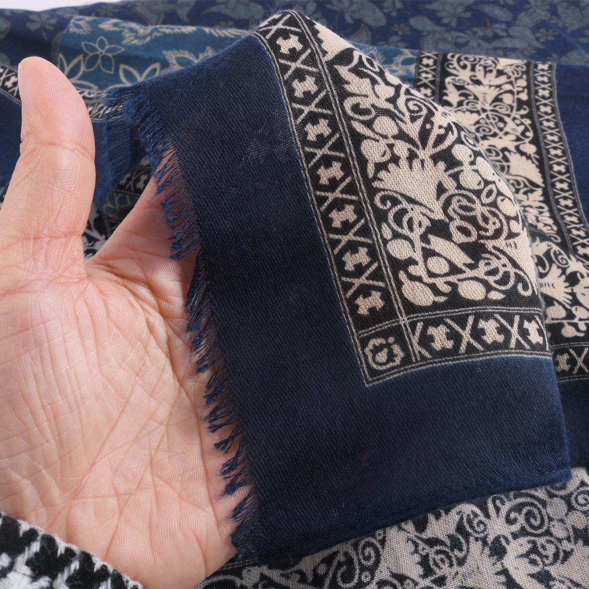 Ethnic Lightweight Cashmere Scarf