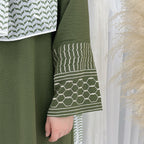 Exquisite Geometric Shapes Abaya