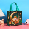 Ramadan Tote Shopping Bags 10 Pcs Green