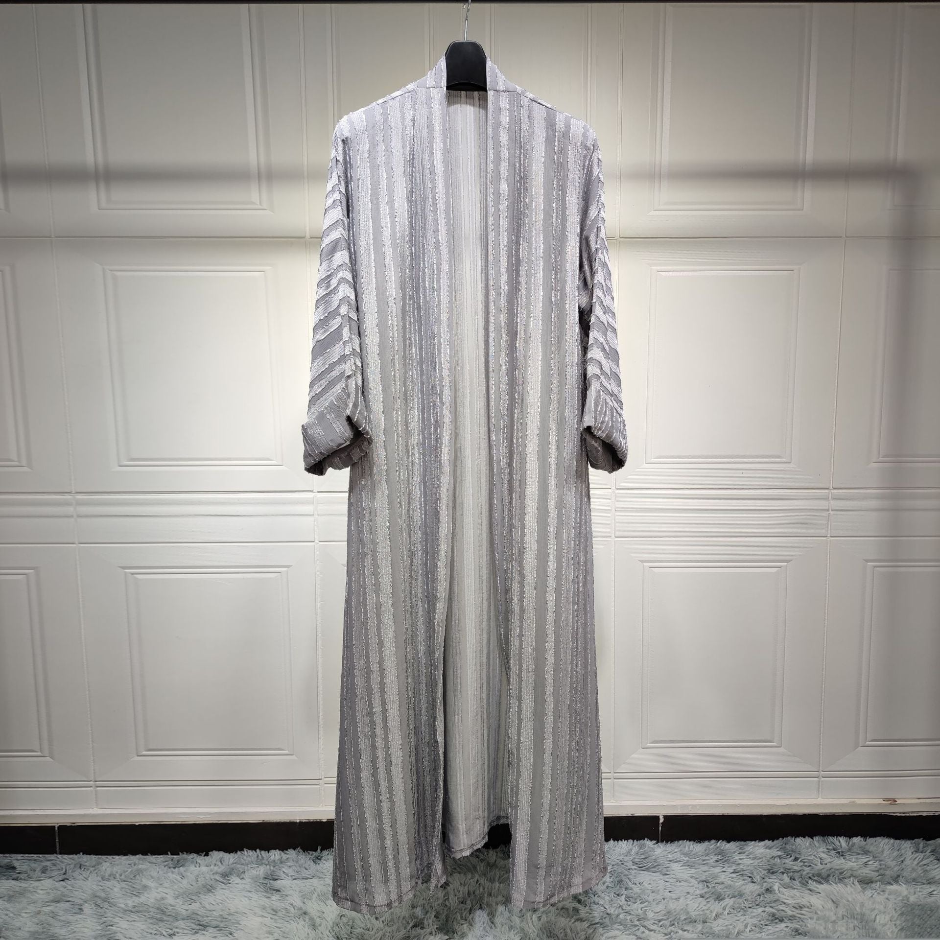 Striped Splicing Abaya