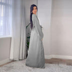 Rhinestones Abaya Set